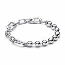 Pulsera Pandora ME de Eslabones Link y Cuentas Metálicas 592793C00