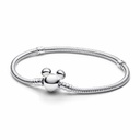 Pulsera Pandora Moments Cadena Serpiente con Cierre Mickey Mouse de Disney 593061C00