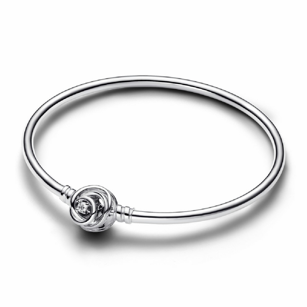 Pulsera Pandora Moments rígida cierre envuelto 593229C01