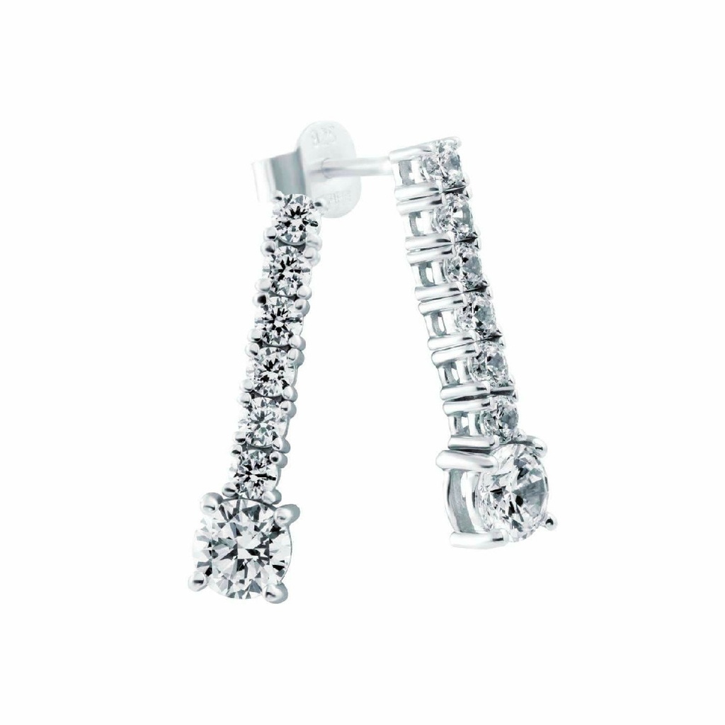 Pendientes Diamonfire Plata con Circonitas Blancas