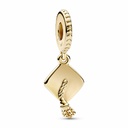 Charm  Pandora Colgante Birrete de Graduacion Dorado 761892C00