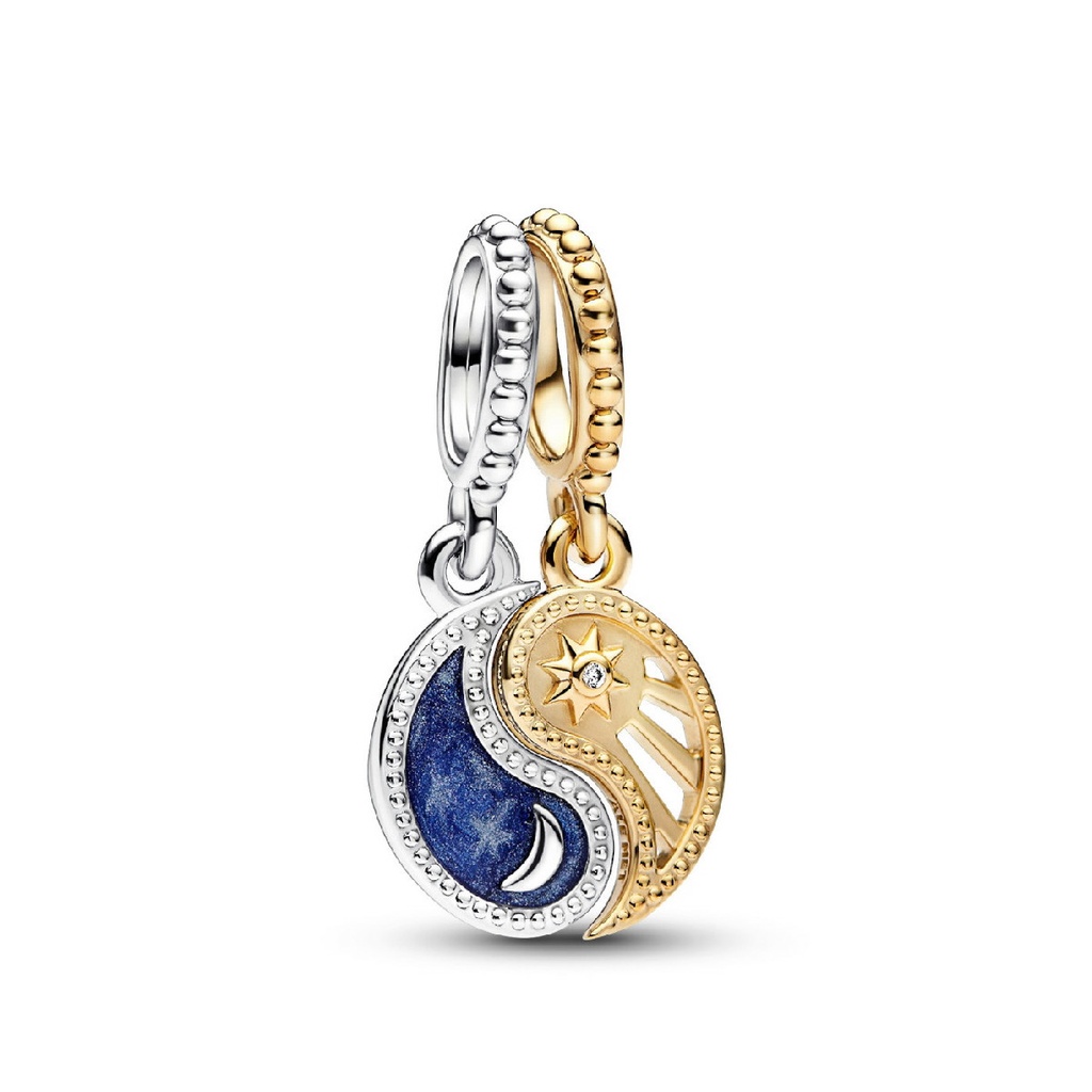 Charm colgante Pandora Sol y Luna Divisible Yin & Yang