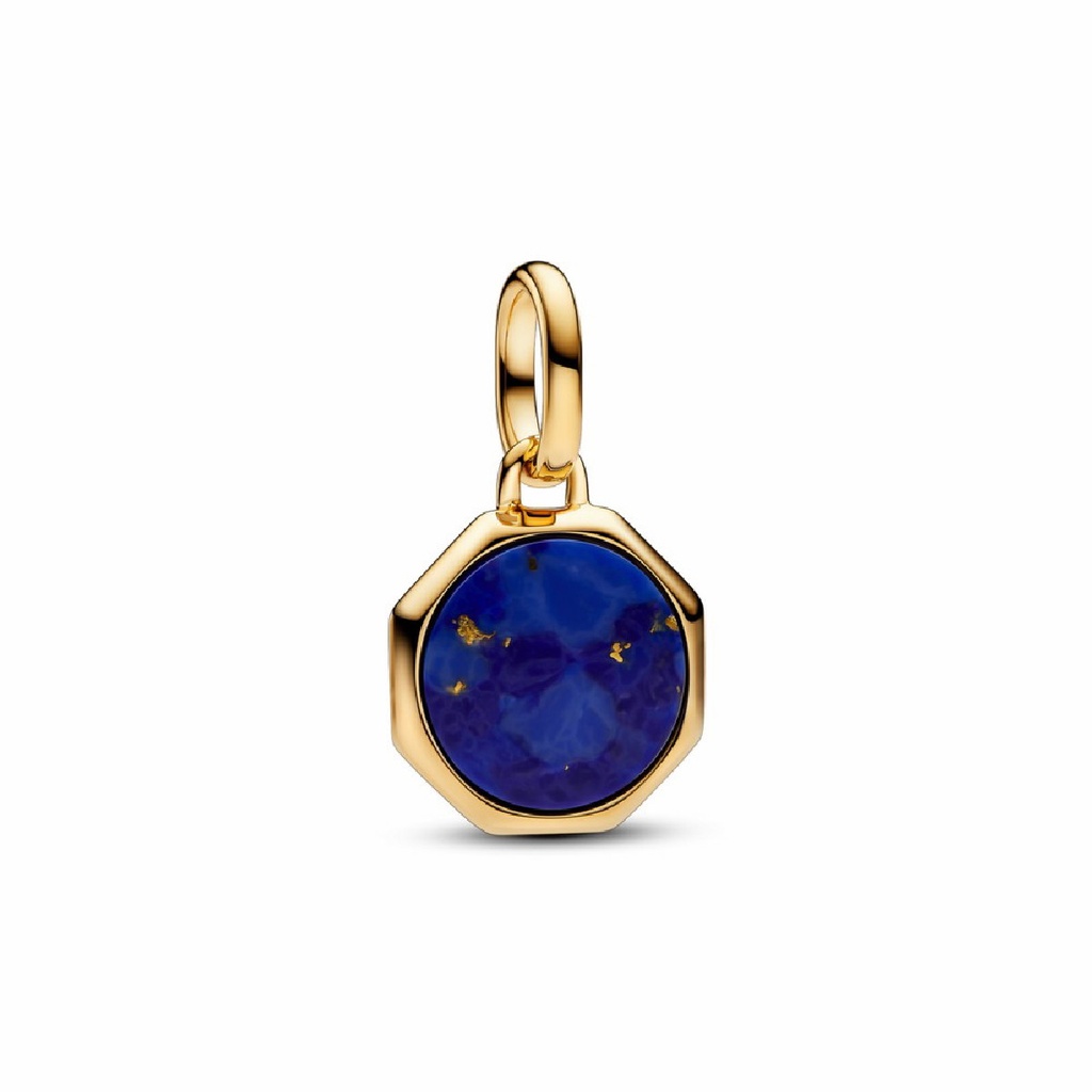 Charm Pandora Me Mini Medallón Grabable Azul 763388C01