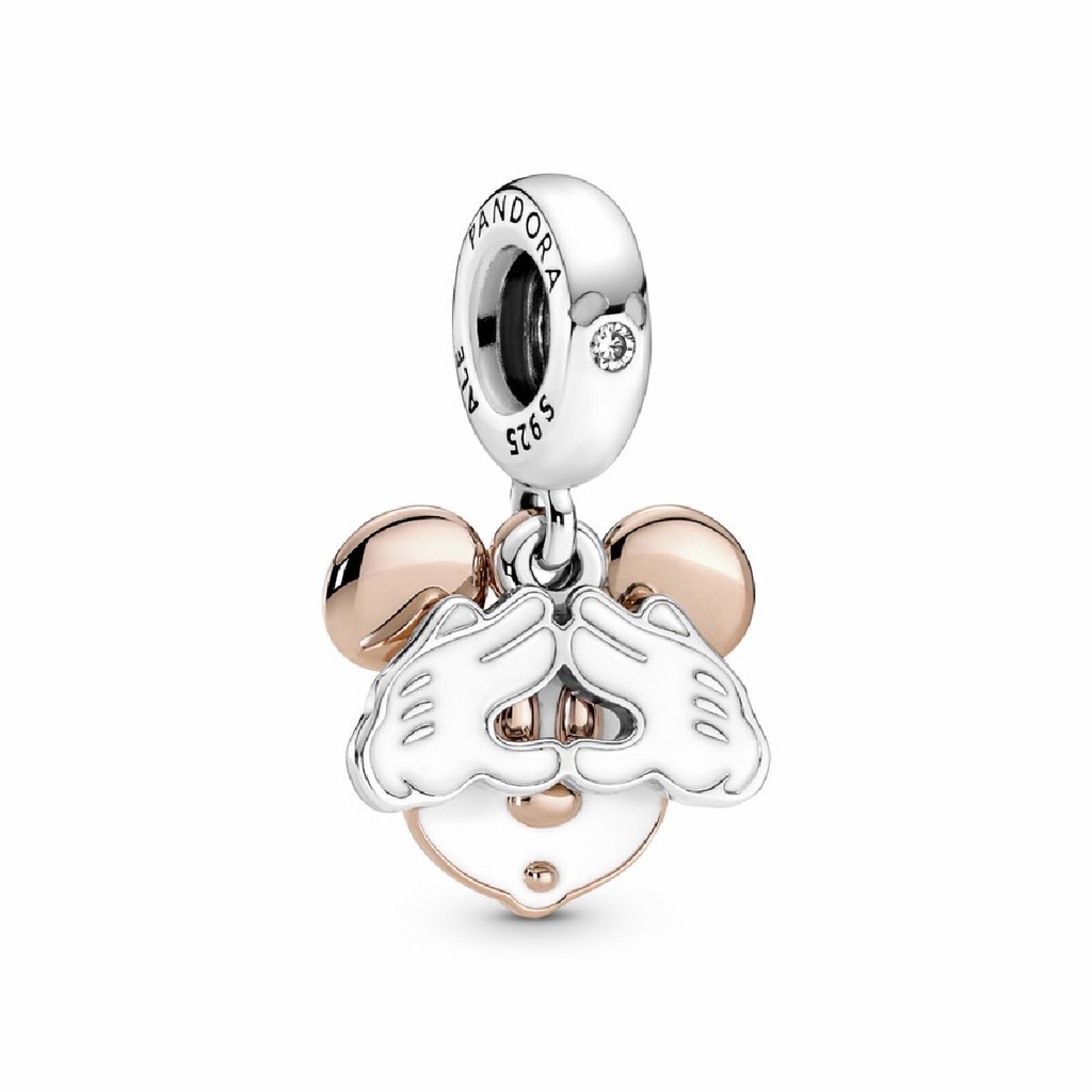 Charm  Pandora Colgante Mickey Mouse Plata y Rose