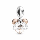 Charm  Pandora Colgante Mickey Mouse Plata y Rose