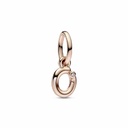 Charm Colgante Pandora rose Letra Minúscula o del Alfabeto 782468C01