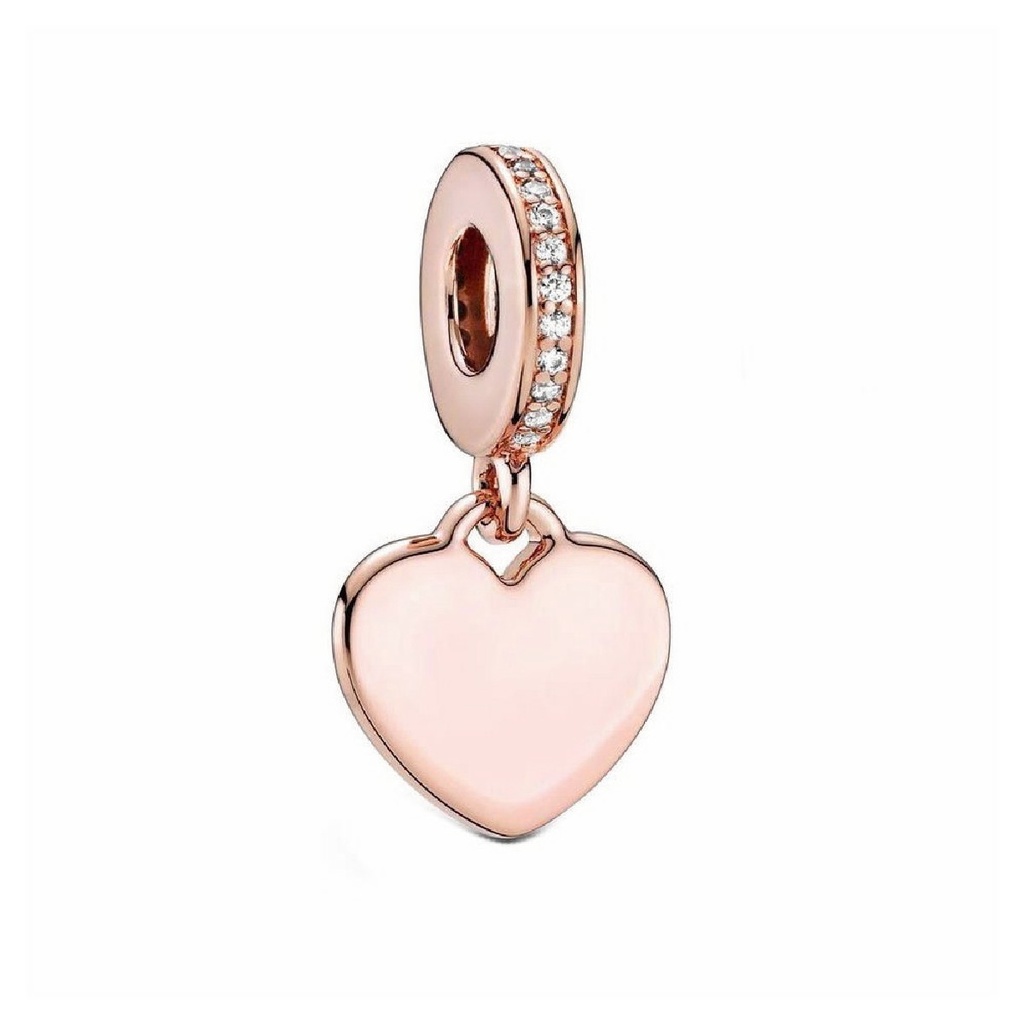 Charm Pandora Rose Etiqueta de Corazón para Grabar 788761C01