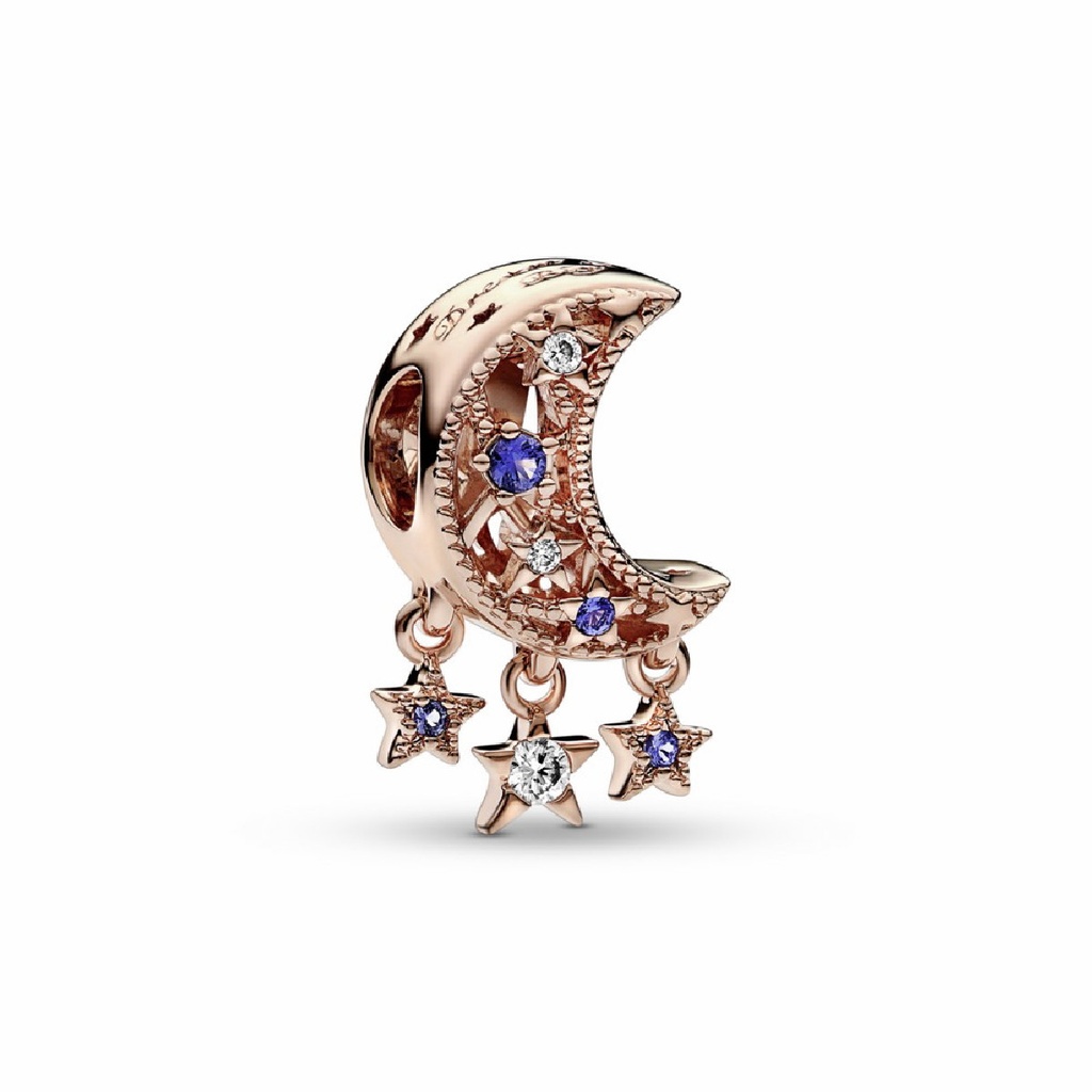 Charm Pandora Rose Estrella y Luna Creciente 789643C01