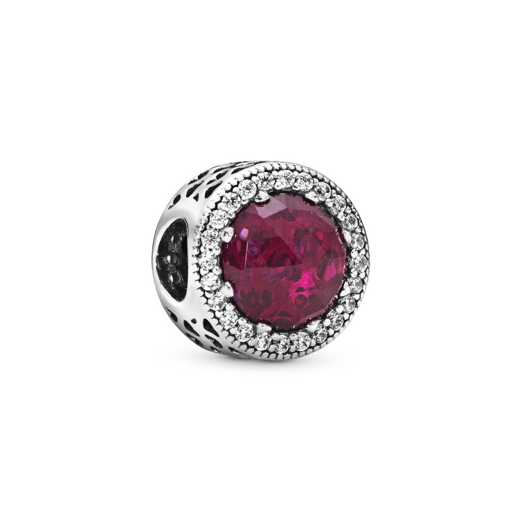 Charm Pandora Corazones Radiantes Cereza y Circonitas 791725NCC