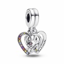 Charm colgante Pandora Divisible Puzzle Corazones de la Amistad