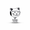 Charm Pandora Mascota Gato y Lazo 792255C01