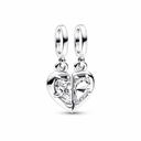 Charm colgante Pandora Corazón Divisible Madre e Hija