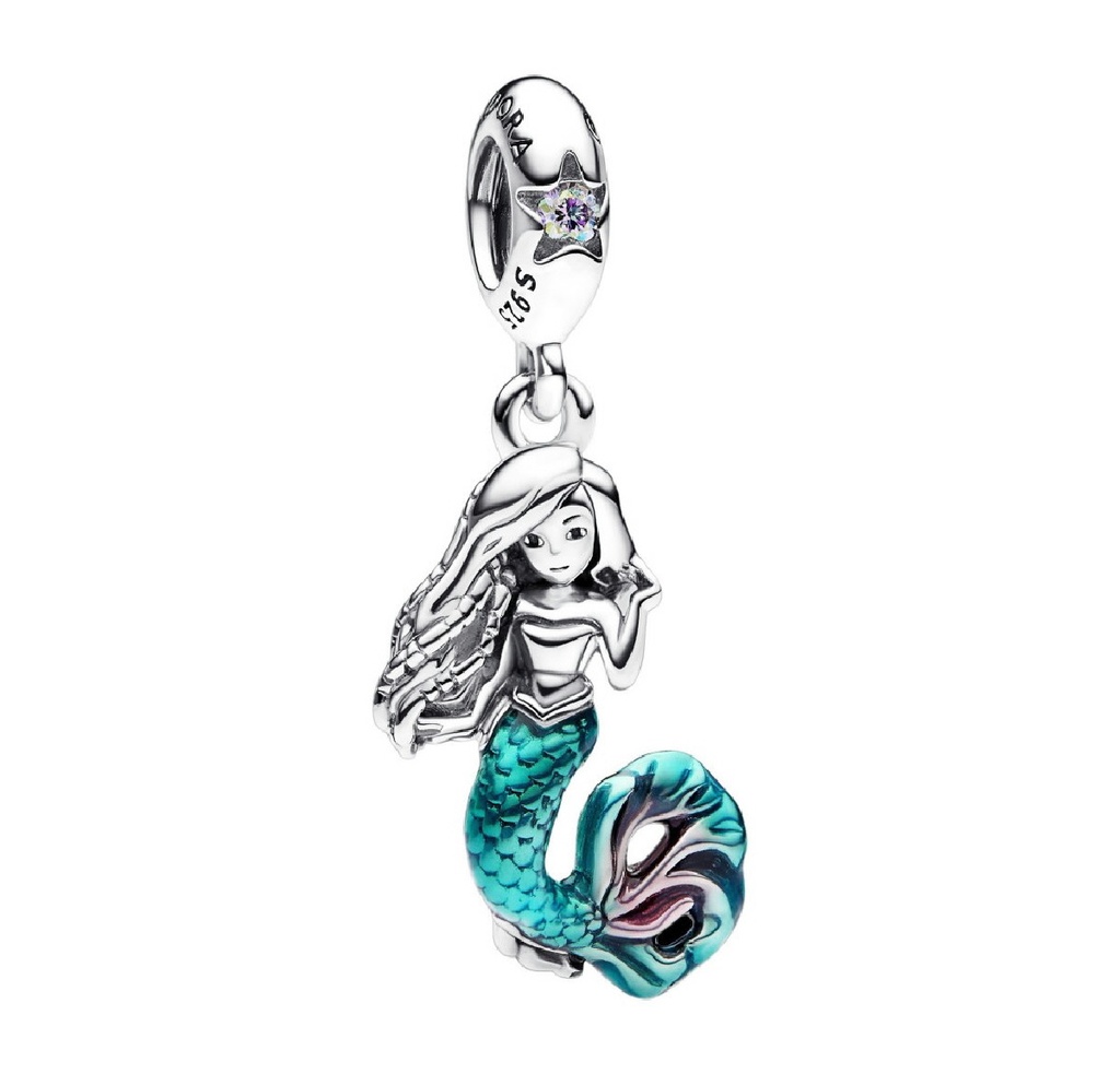 Charm colgante Pandora Ariel de La Sirenita de Disney 792695C01