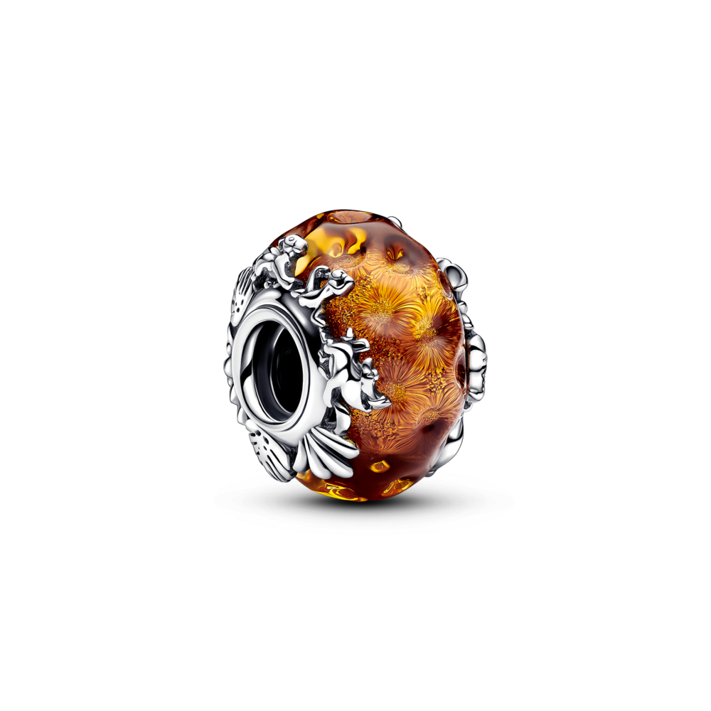Charm Pandora de Cristal de Murano El Rey León de Disney
