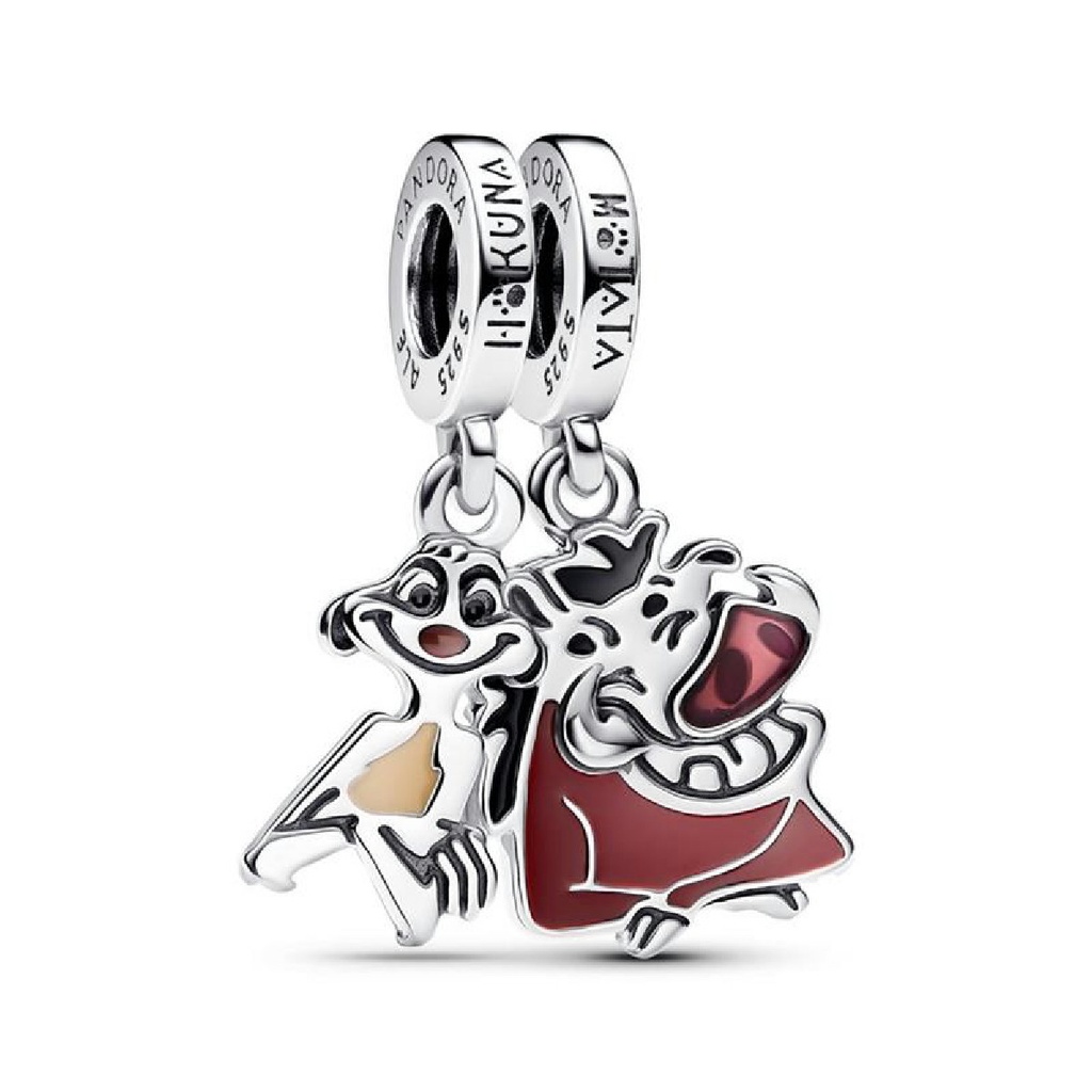 Charm Pandora Colgante Divisible Timon y Pumba