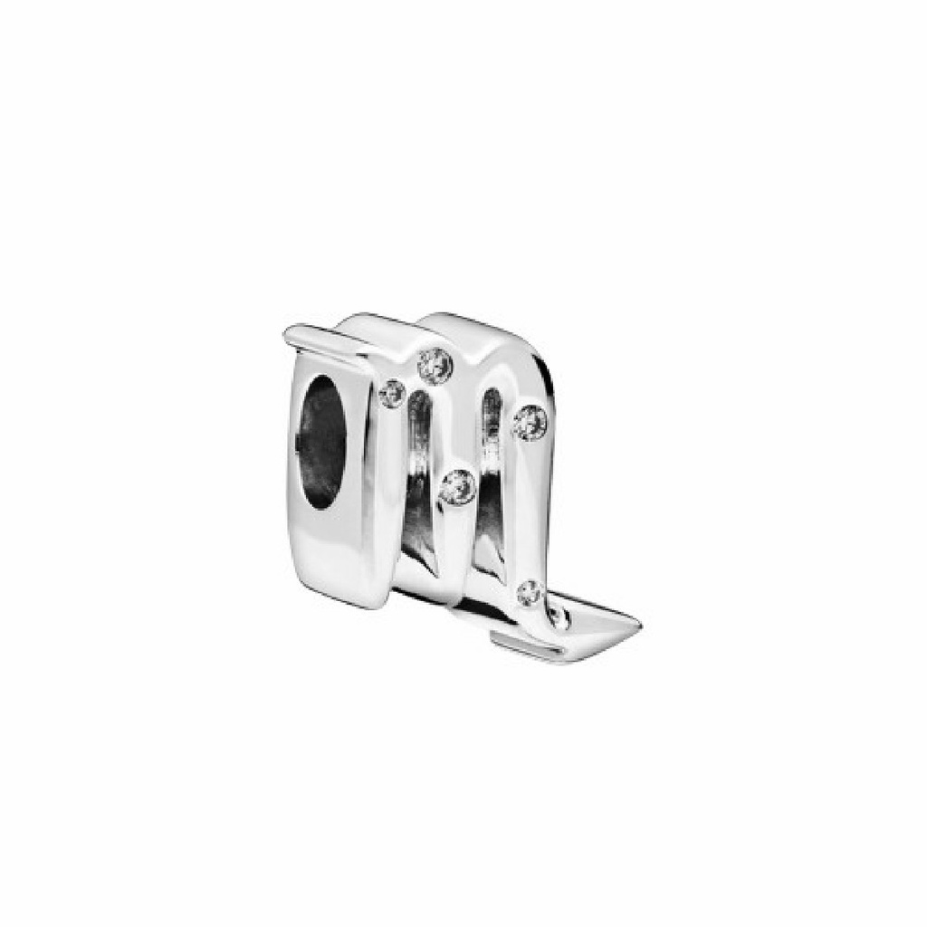 Charm Pandora Signo Zodiaco Escorpio circonitas transparentes