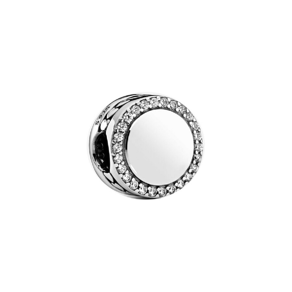 Charm Pandora Botón Brillante para Grabar 798747C01