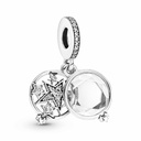 Charm Colgante Pandora Doble Estrella Magnificada 799640C01