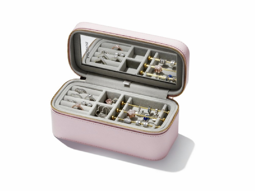 Joyero Pequeño Pandora de Viaje Rosa