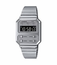 Reloj Casio Unisex Retro Vintage Plateado A100WE-7BEF