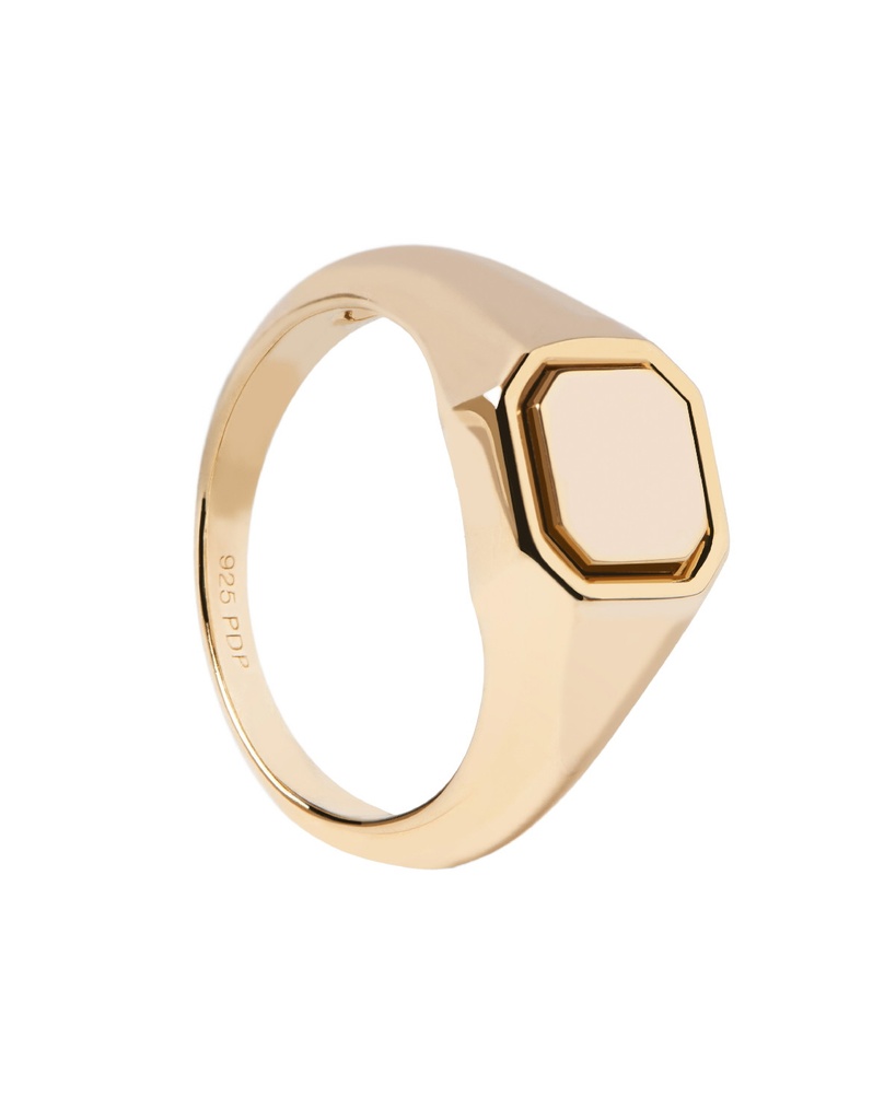 Anillo PDPaola Sello Octet AN01-627-14