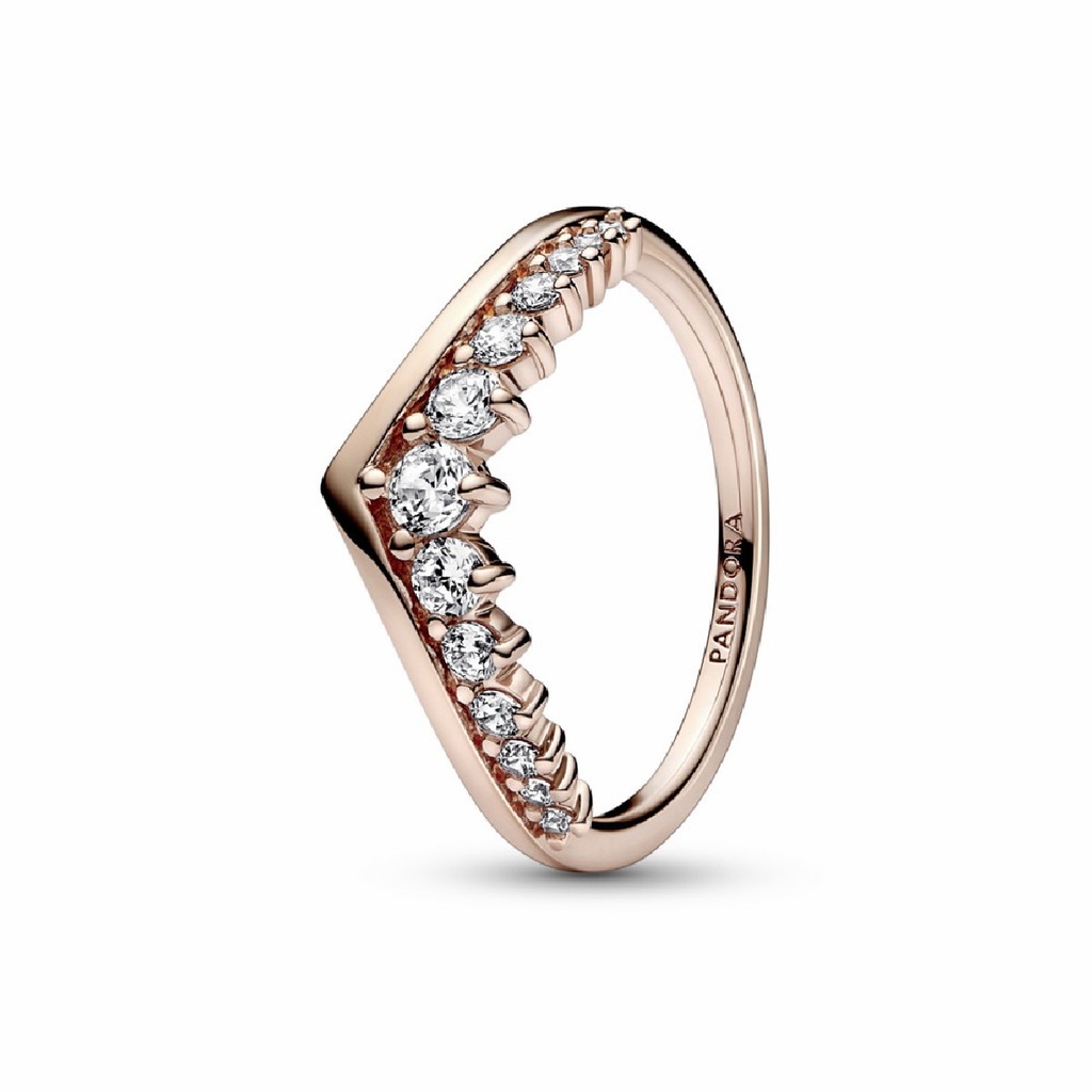 Anillo Pandora Rose Deseo Pave Flotante