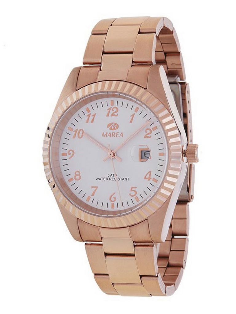 Reloj Marea Hombre Analógico Acero Inoxidable IP Rosé B41199/4