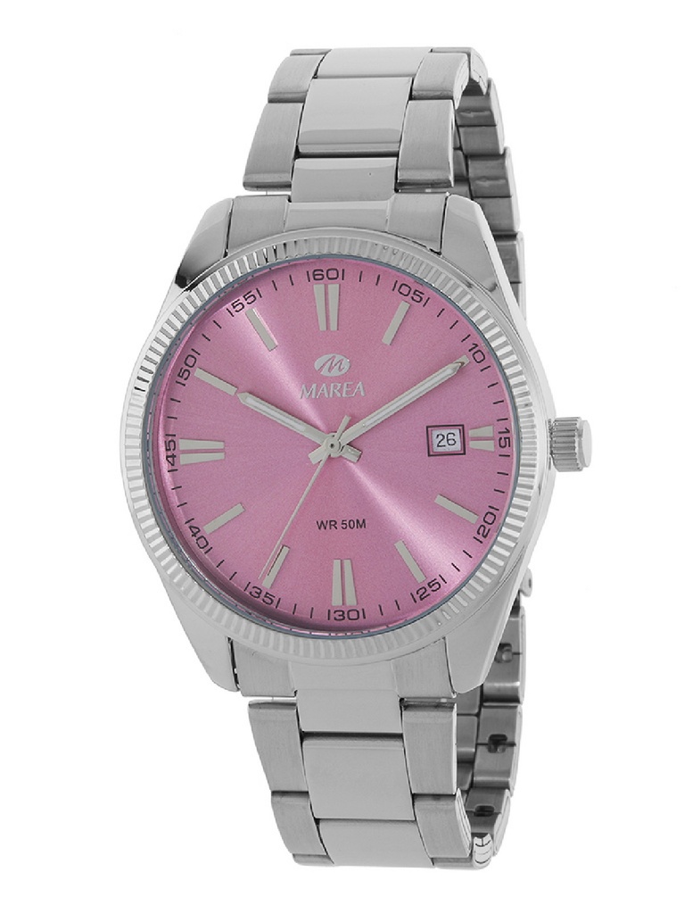 Reloj Marea Mujer Analógico Acero y Esfera Rosa B41376/4