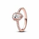 Anillo Pandora Rose Halo de Pera Brillante 182835C01