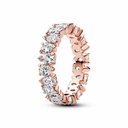 Anillo Pandora Banda Brillante Alterna Rose
