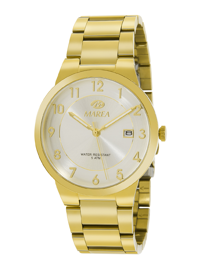 Reloj Marea Hombre Analógico Acero Dorado B54144/5