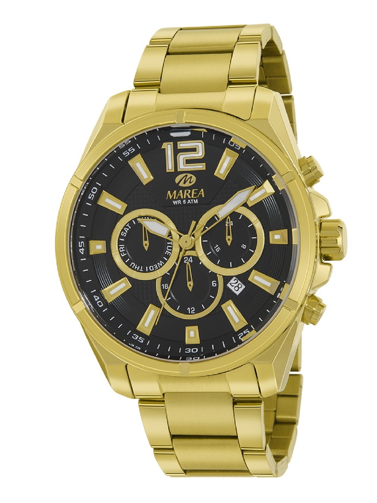 Reloj Marea Hombre Multifunción Acero Dorado B54226/5