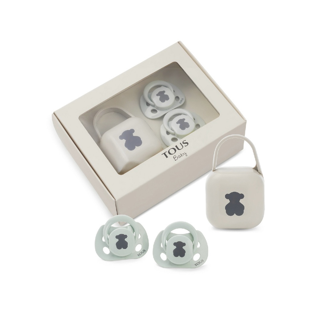 Pack 2 Chupetes Tous Baby Bear Verde