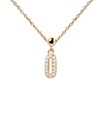 Charm PDPaola nª 0 Plata Baño Oro y Circonitas CH01-010-U