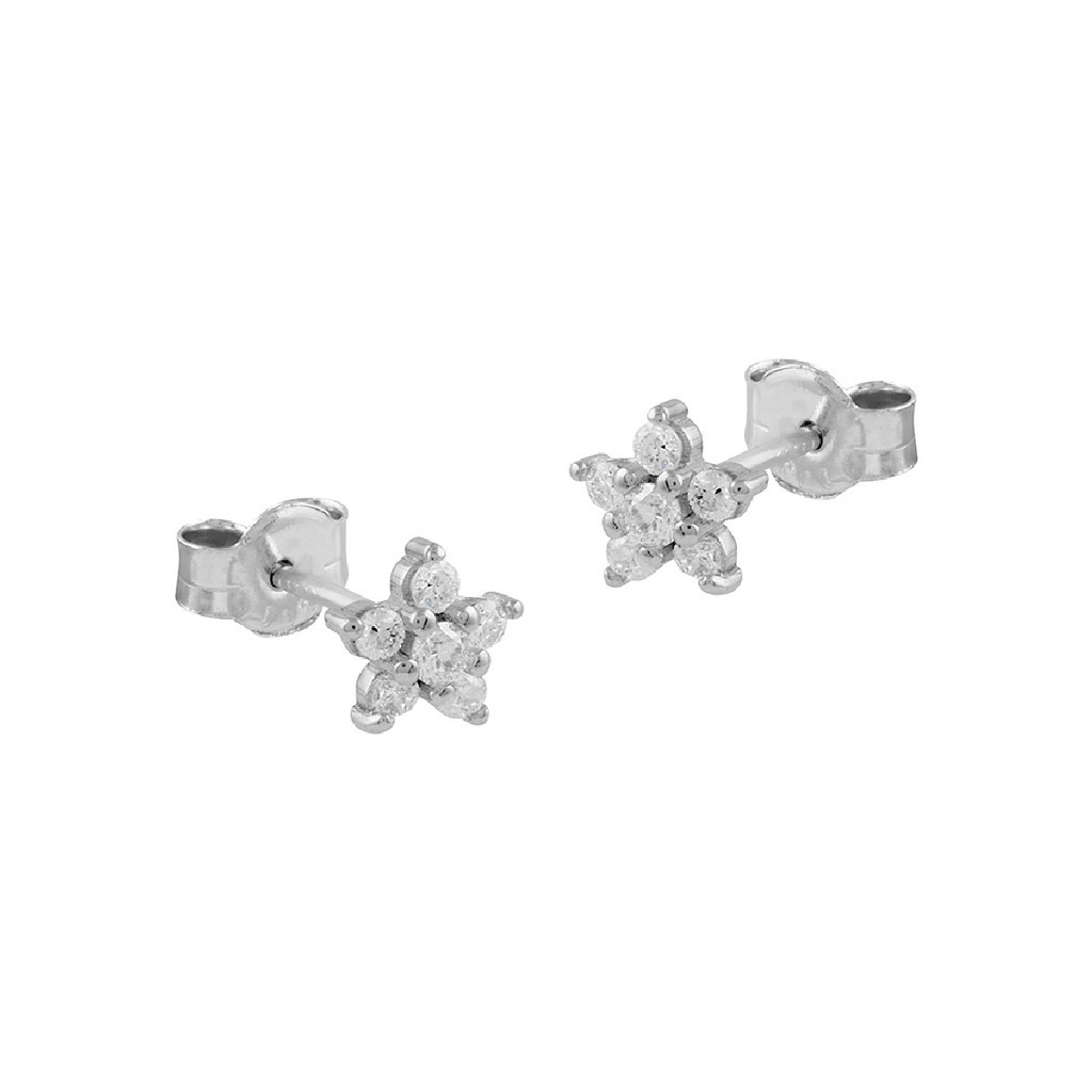 Pendientes Itemporality Lux Estrella Oro blanco y diamantes