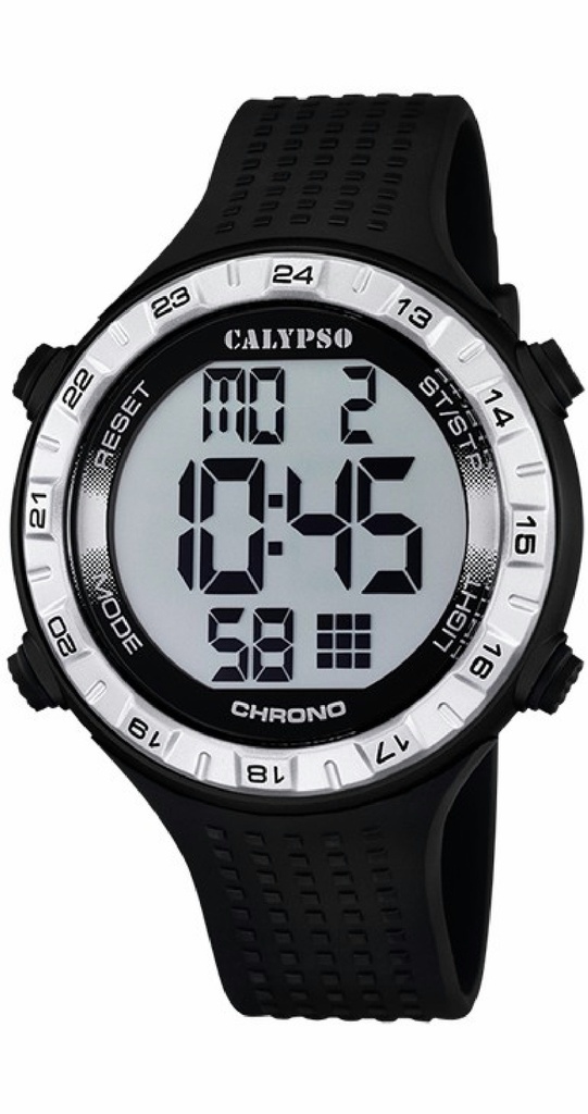 Reloj Calypso Hombre Digital Multifunción Caucho Negro K5663/1