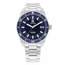 Reloj Tommy Hilfiger Hombre Automático Analógico Acero Plateado Esfera Azul 1710591