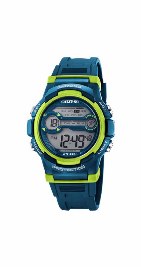 Reloj Calypso Hombre Crush Digital Caucho Azul K5808/3