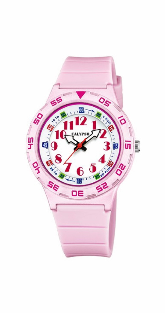 Reloj Calylpso Niña Análogico Sicicona Rosa K5828/1
