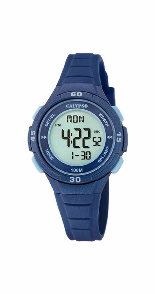 Reloj Calypso Niño Digital Caucho Azul K5830/5