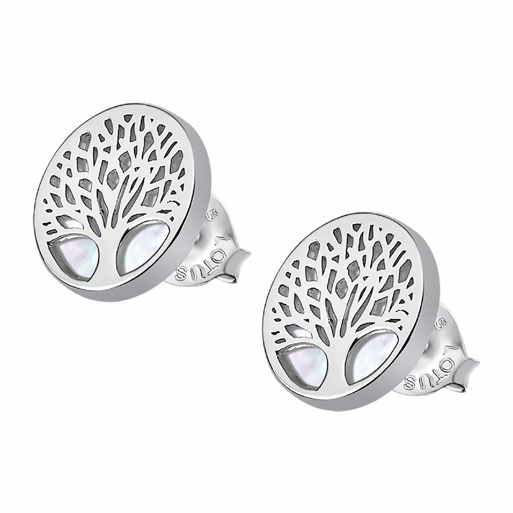 Pendientes Lotus Silver Mujer Arbol de la Vida Plata LP1678-1/1