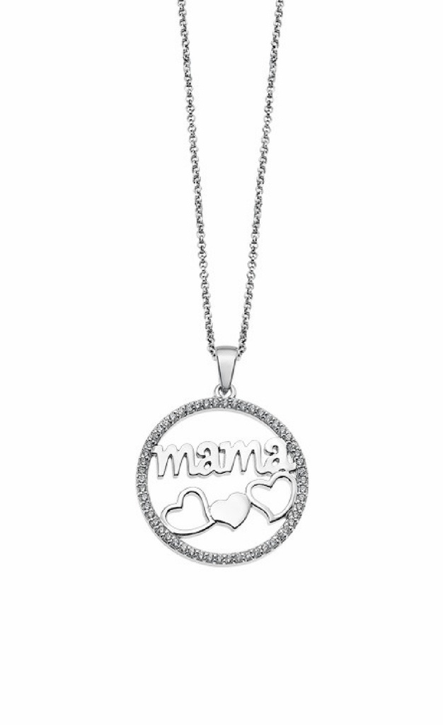 Collar Lotus Silver Amor de Madre Plata y circonitas LP1809-1/1