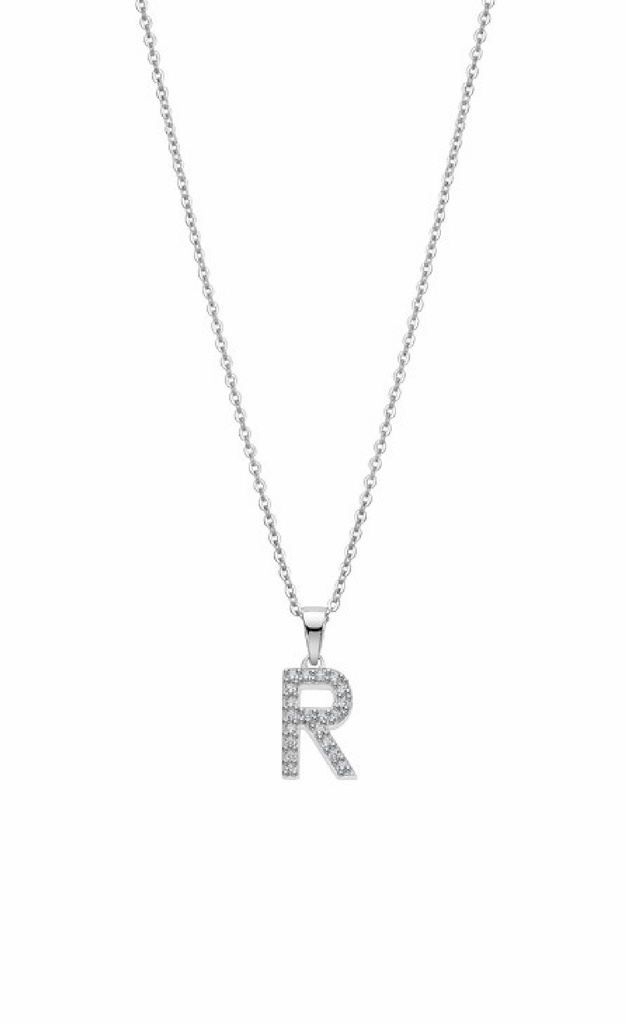Collar Lotus Silver Mujer Letra R LP1958-1/R