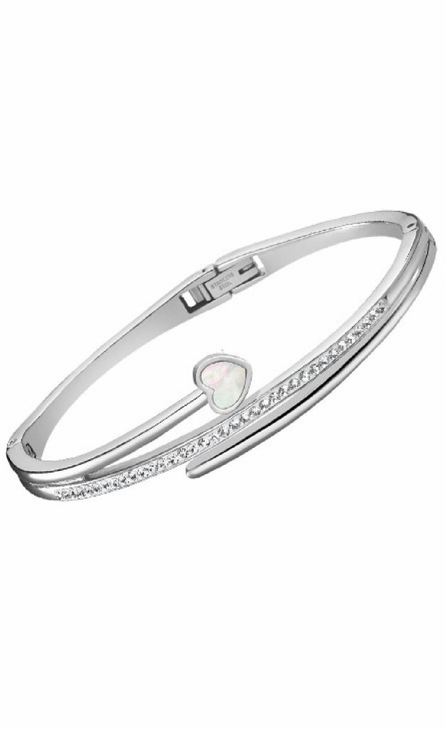 Pulsera Lotus Style Corazón Mujer de Acero Inoxidable LS1843-2/6