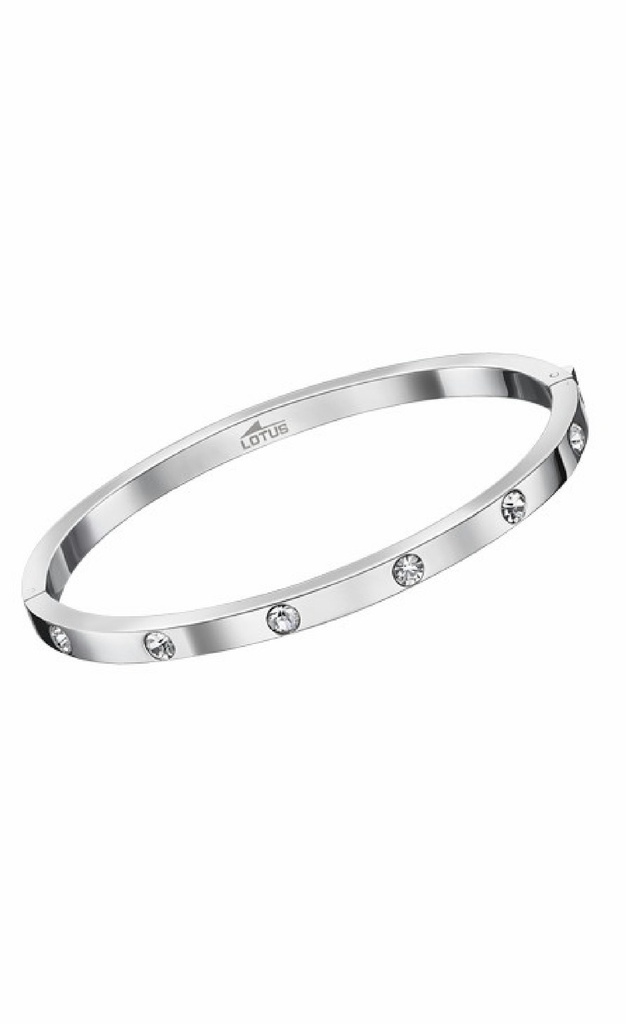 Pulsera Lotus Style Mujer Circonitas Intercaladas LS1846-2/1