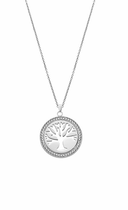 Collar Lotus Style Mujer Arbol de la Vida Acero Inoxidable LS1869-1/1