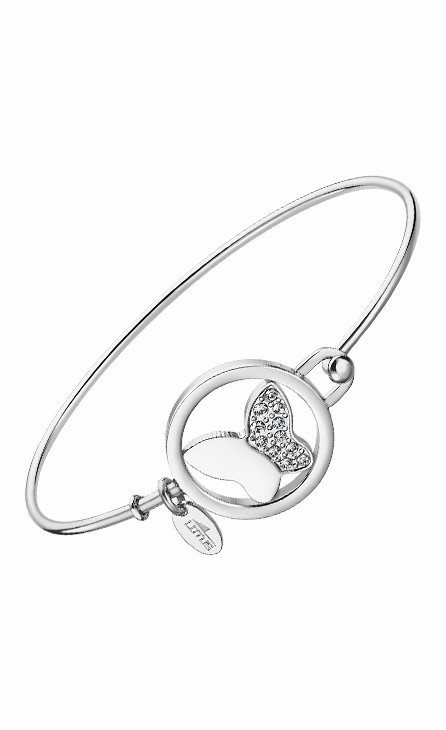 Pulsera Lotus style millennial mariposa para Mujer de acero inoxidable
