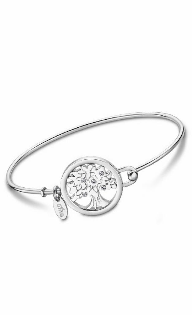 Pulsera Lotus Style Mujer Árbol de la Vida Acero Inoxidable LS2014-2/3
