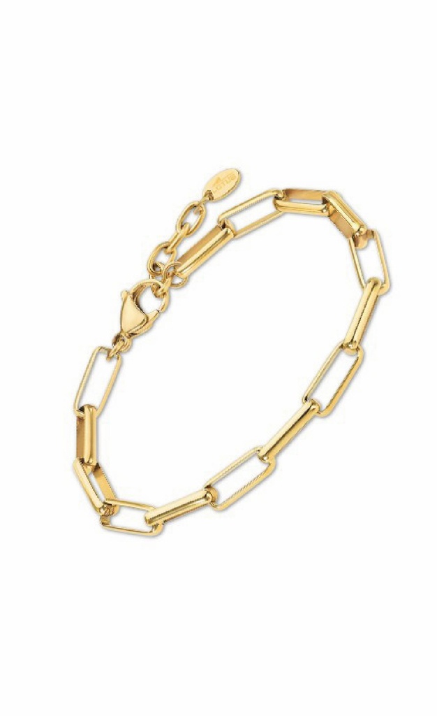 Pulsera Lotus Style Mujer Eslabones Acero Dorado LS2230-2/2