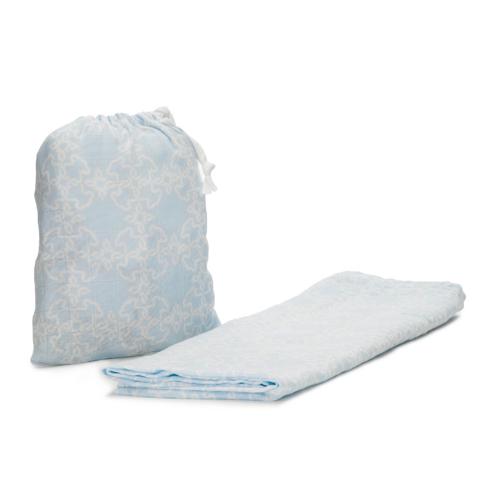 Muselina Tous Baby con Funda Gasa Muse Azul Celeste